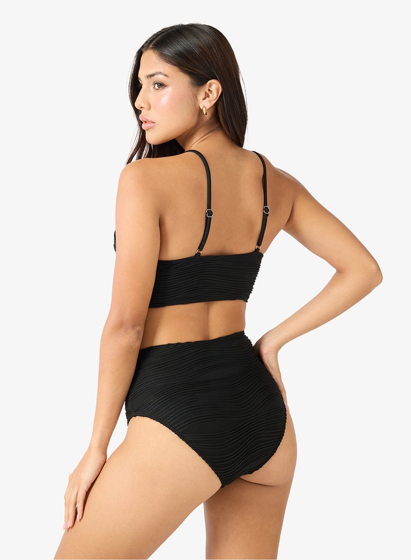 جينجر طقم بيكيني مثلثي بنقوش - Image 4